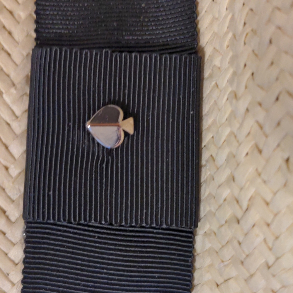 🎉HP🎉 NEW Kate Spade Trilby Hat in Natural with Black Trim - Picture 11 of 12